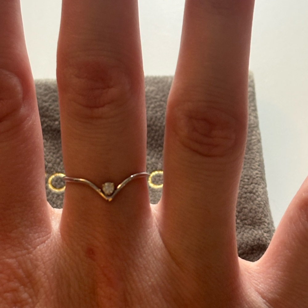 Zo Chicco White Gold Ring View 3